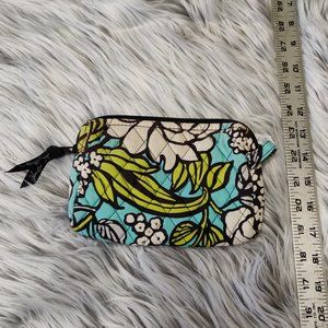 Vera Bradley Small Makeup Bag w Plastic Interior